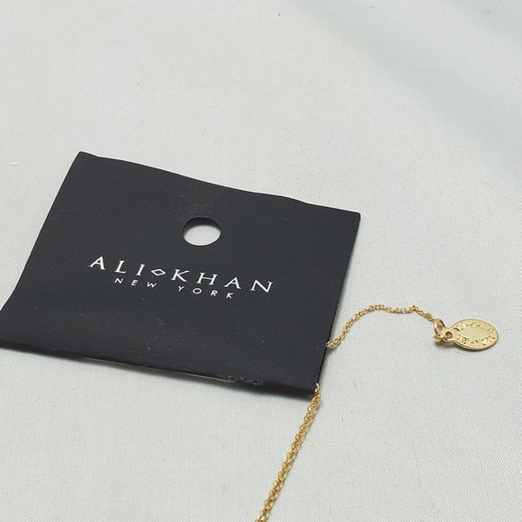 Ali Khan gold mesh link necklace - Picture 5 of 5